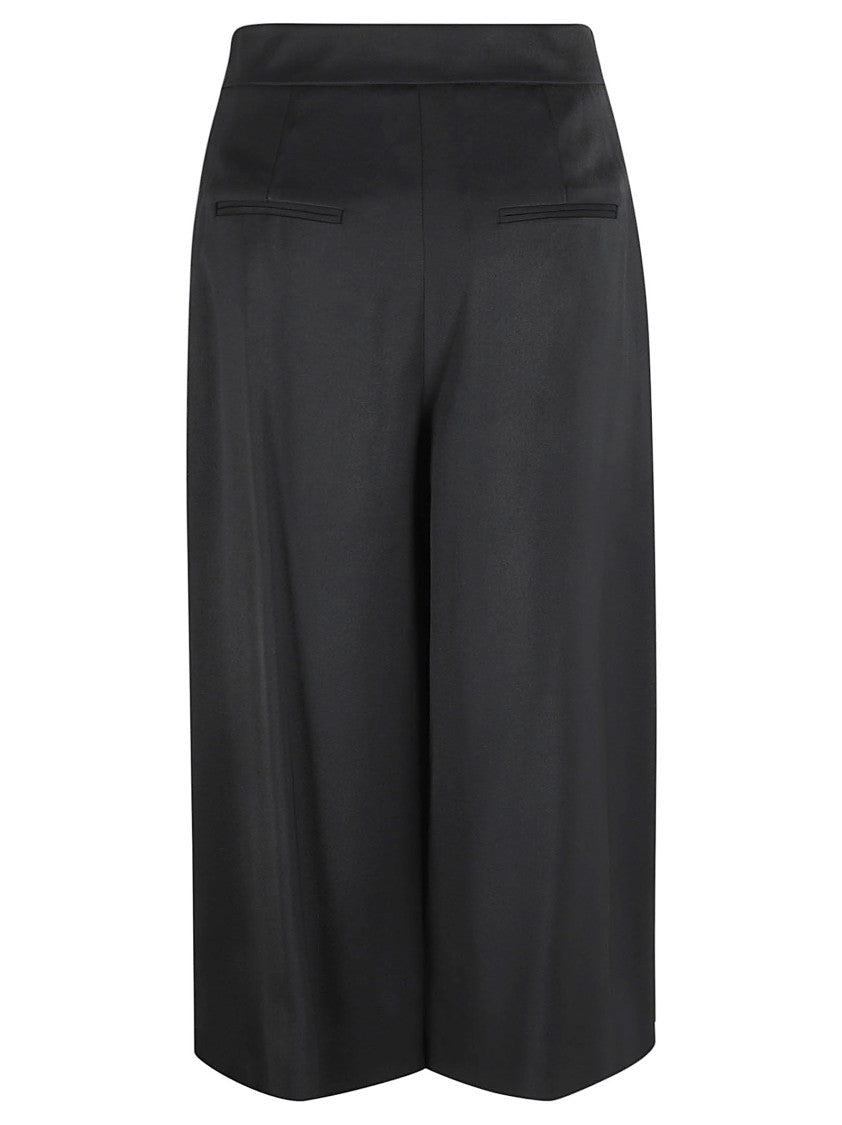Moschino Wide-Leg Trousers With Gathered Waistband