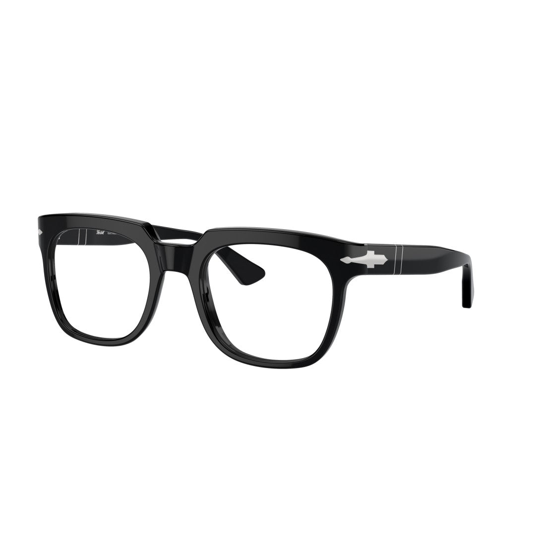 Persol 0Po3325v Square Frame Eyeglasses With Silver Arrow Detail