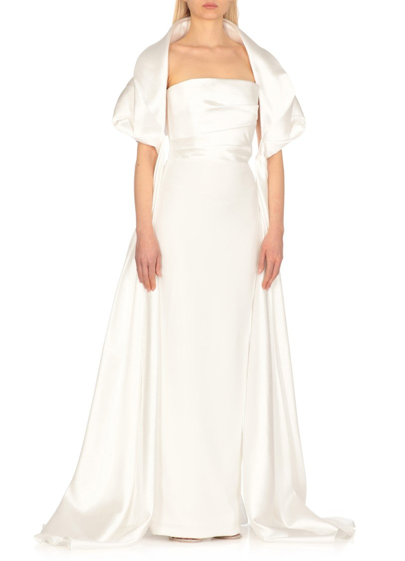 Solace London White Vera Maxi Dress