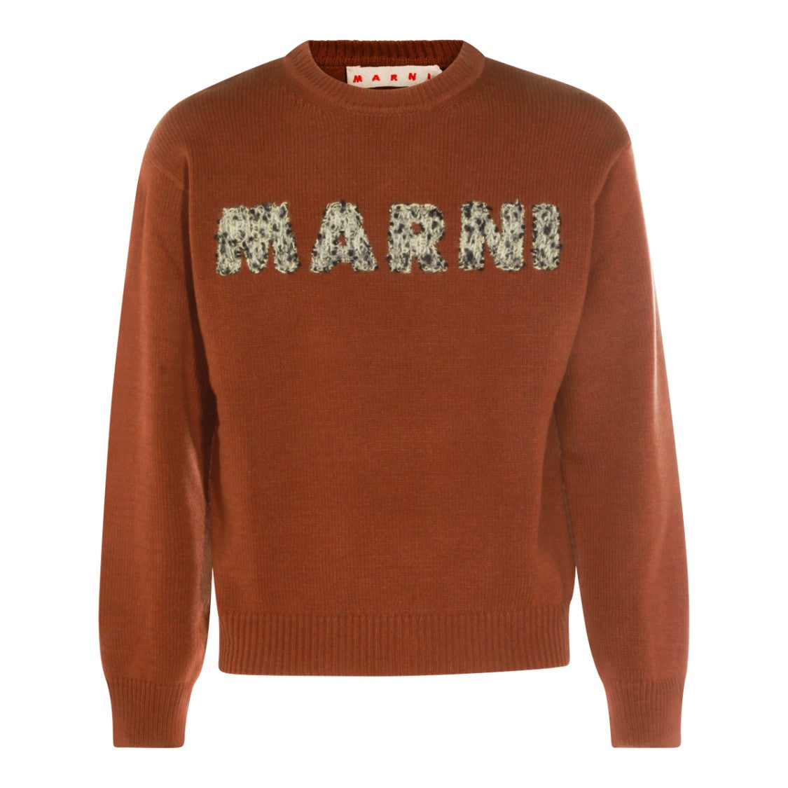 Marni Brown Wool Knitwear