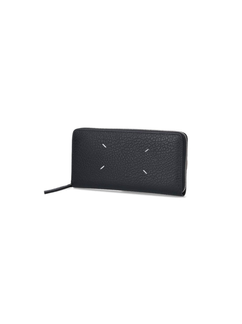 Maison Margiela Black Calf Leather Four Stitches Wallet