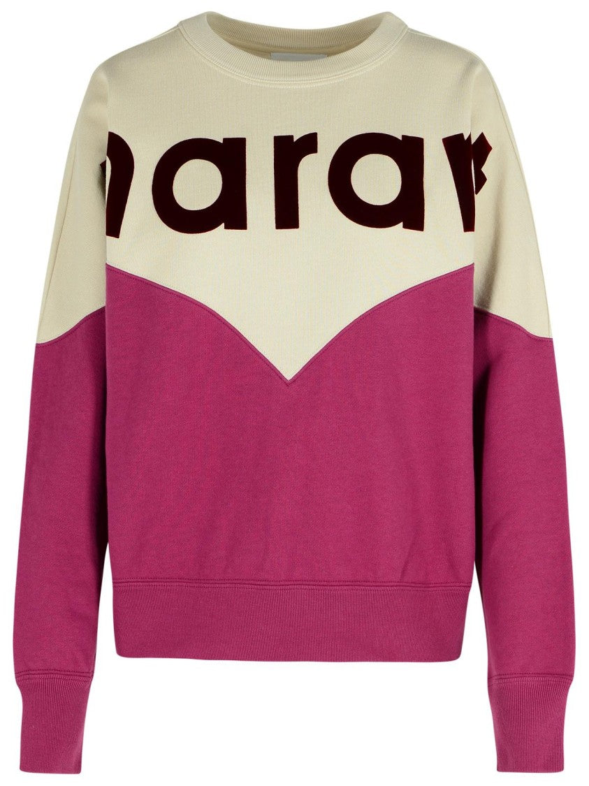 Isabel Marant Étoile Houston' Sweatshirt In A Grape-And-Eye Cotton Blend