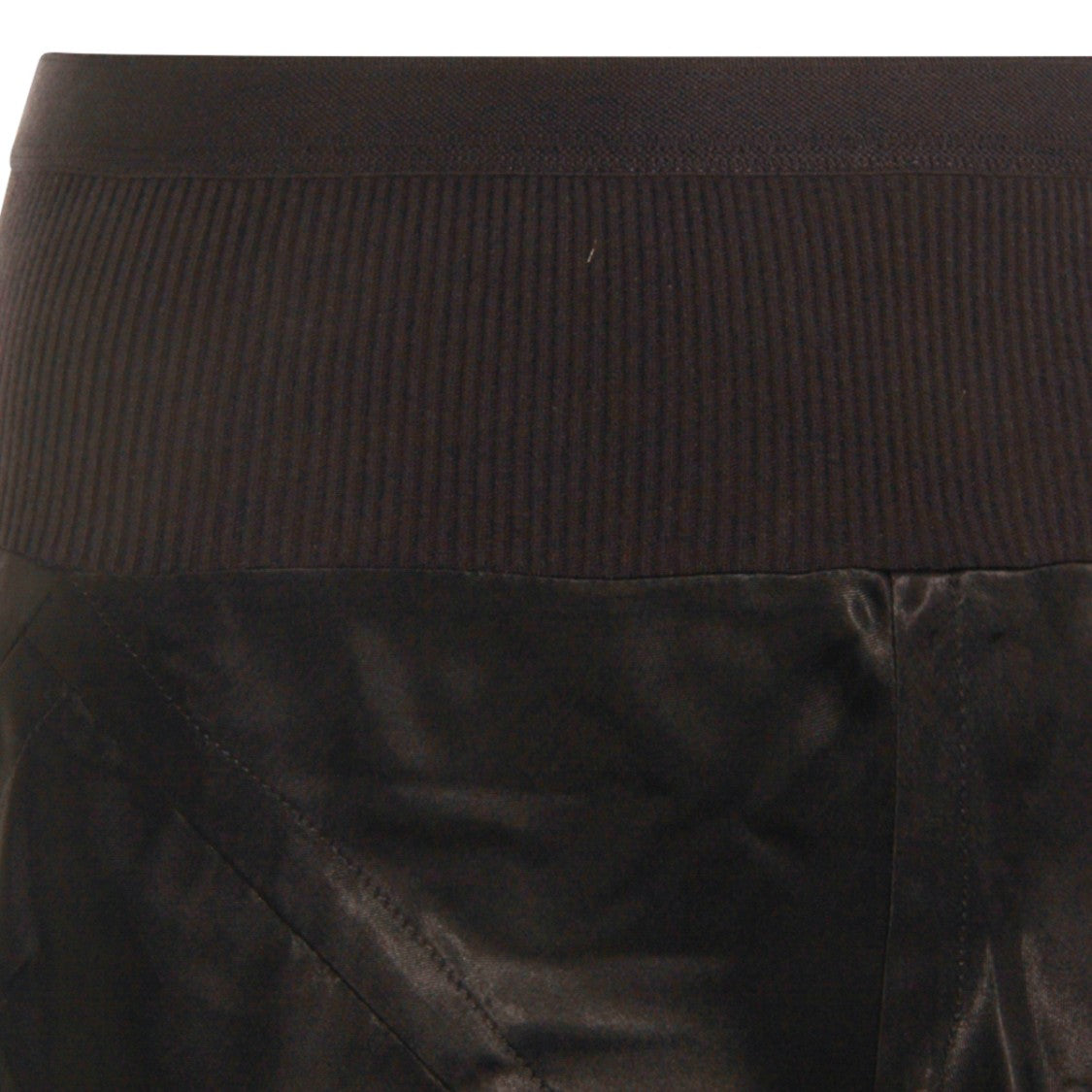 Rick Owens Wide-Leg Trousers With High Ribbed Waistband