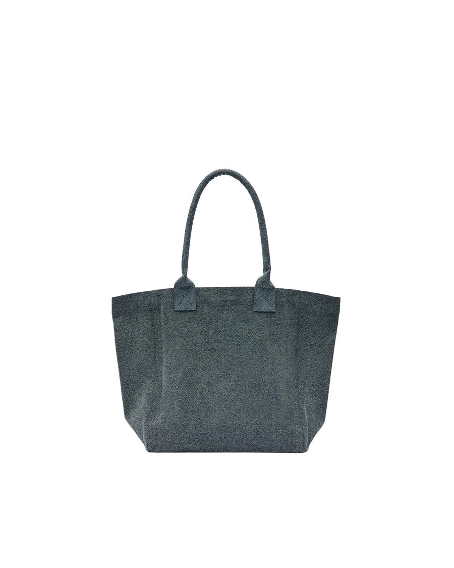 Isabel Marant Faded Black Yenky Cotton Tote Bag