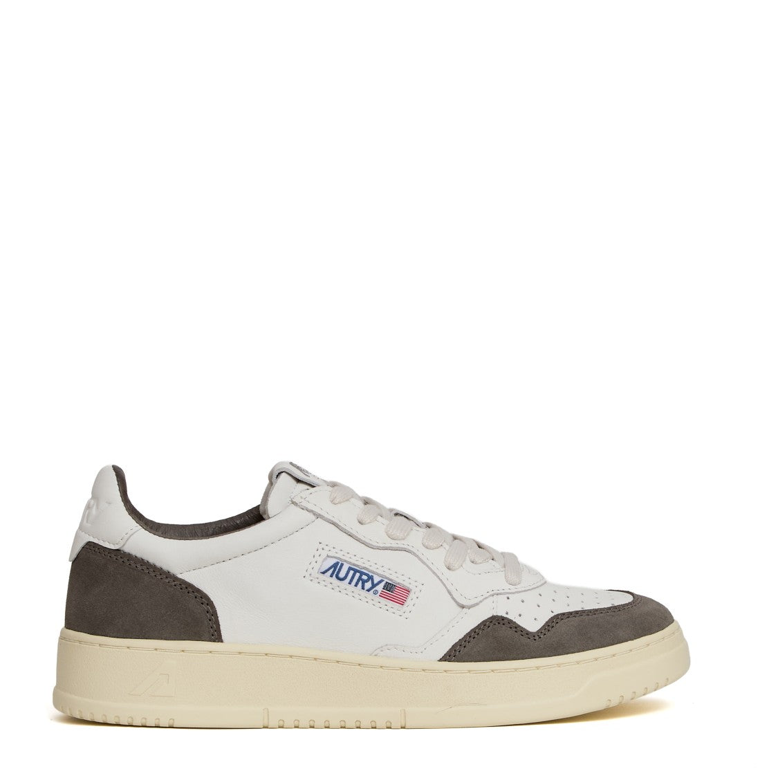 Autry Medalist Low Sneakers In White Leather