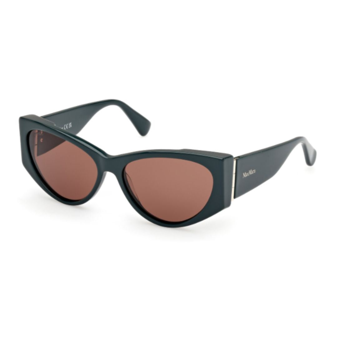 Max Mara Glossy Black Mm0132 Cat-Eye Sunglasses