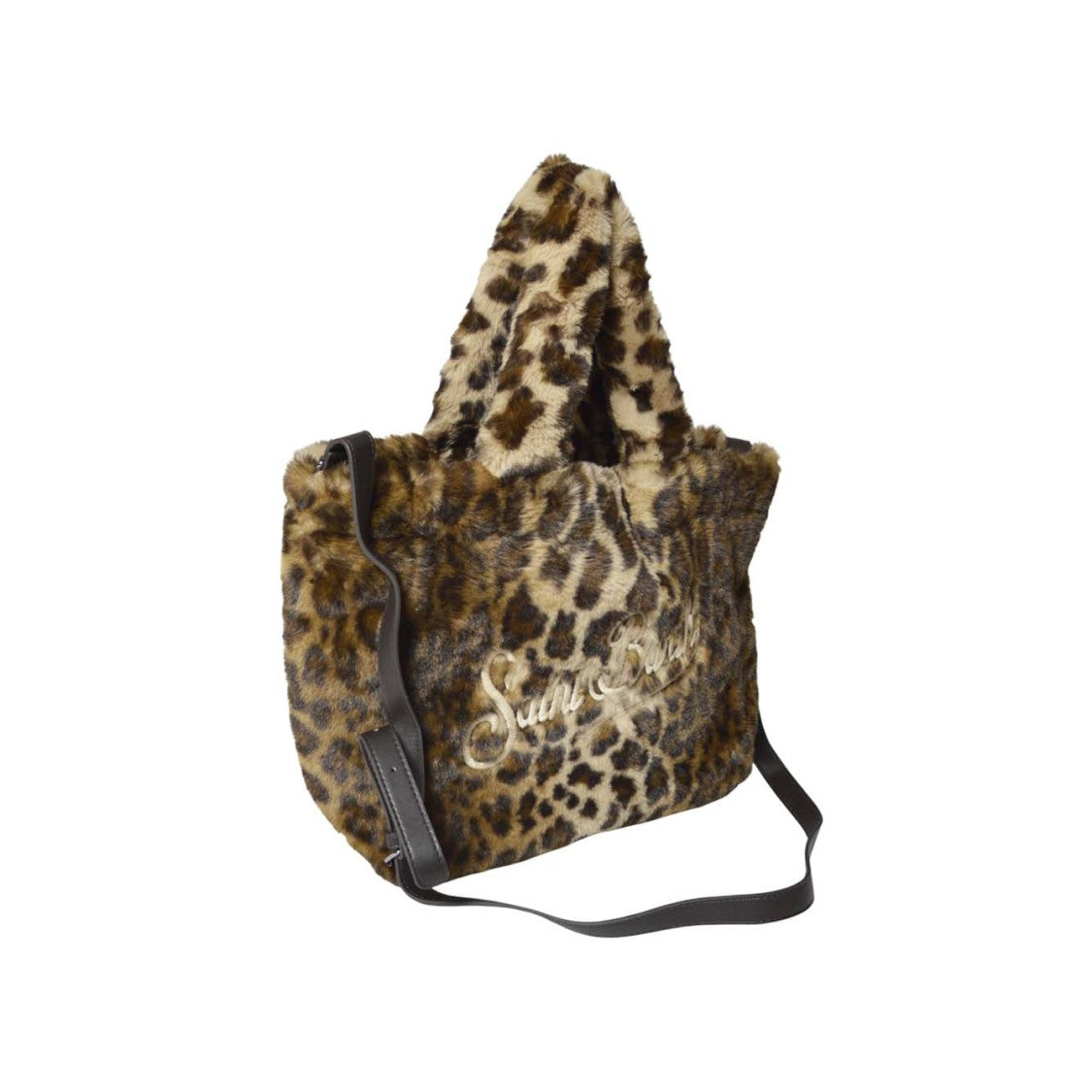 Mc2 Saint Barth Classic Brown Structured Bag With Timeless Appeal