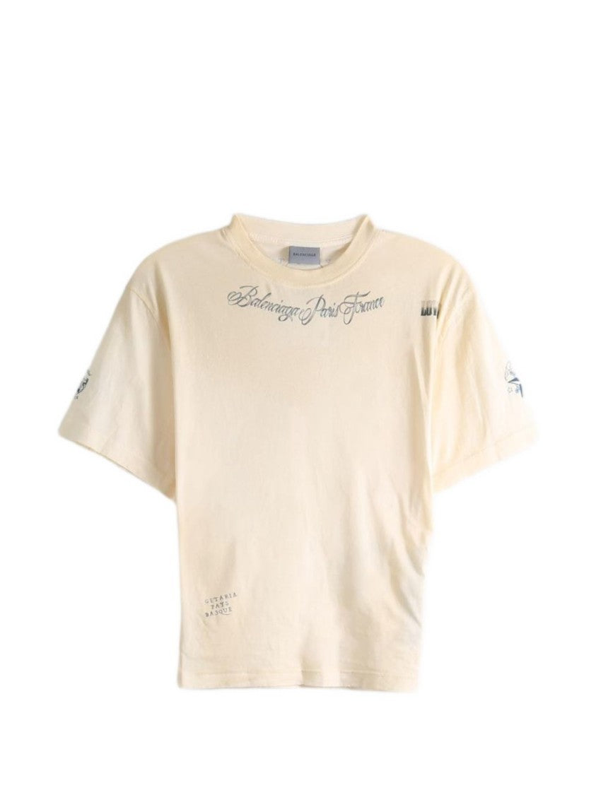 Balenciaga Classic Ink Thin Jersey Top