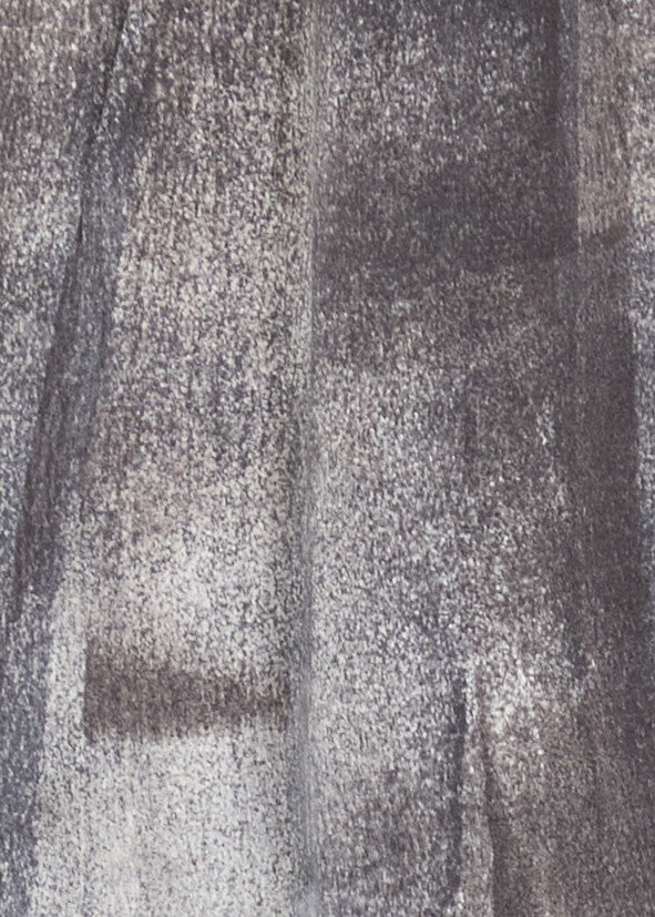 Avant Toi Wide-Leg Silk Pants With Abstract Pattern