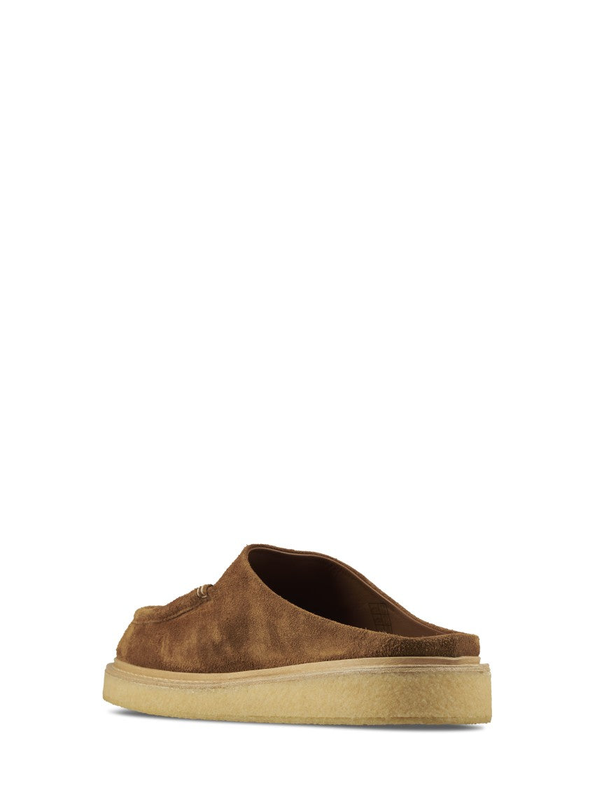 Marni Suede Slip-On Sandals With Cushioned Sole