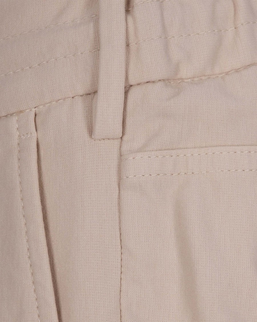 Eleventy Garment-Dyed Cotton-Blend Pleated Relaxed Casual Pants