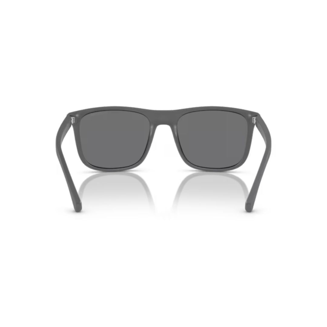 Emporio Armani 4129 Sole Rectangular Frame Sunglasses With Matte Finish