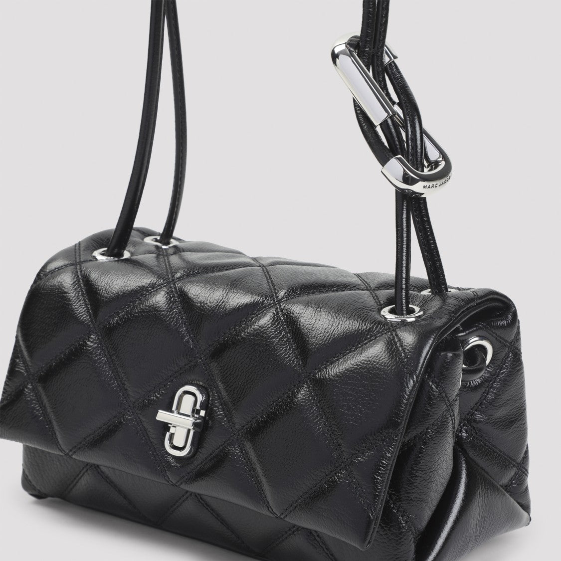 Marc Jacobs Quilted Leather Handbag With Adjustable Strap