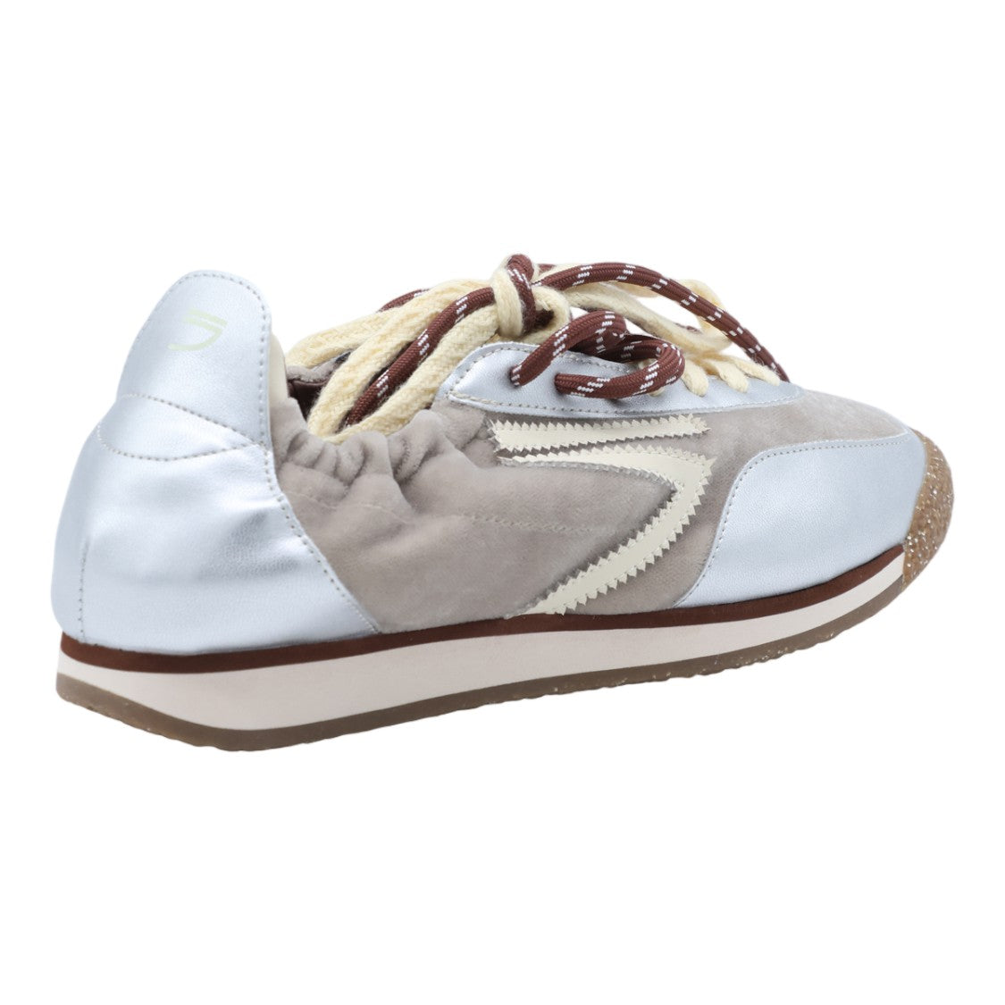 Puraai Suede Metallic Zigzag Sneakers