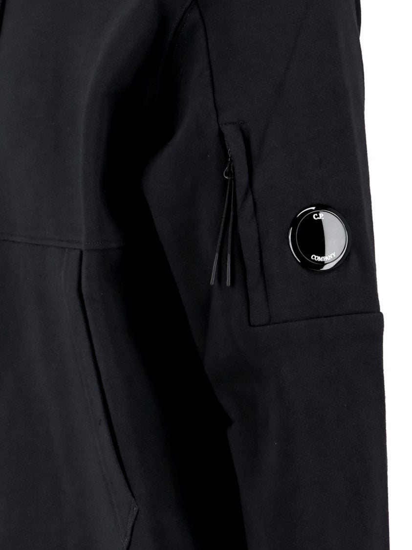 C.P. Company Logo Hoodie – Black