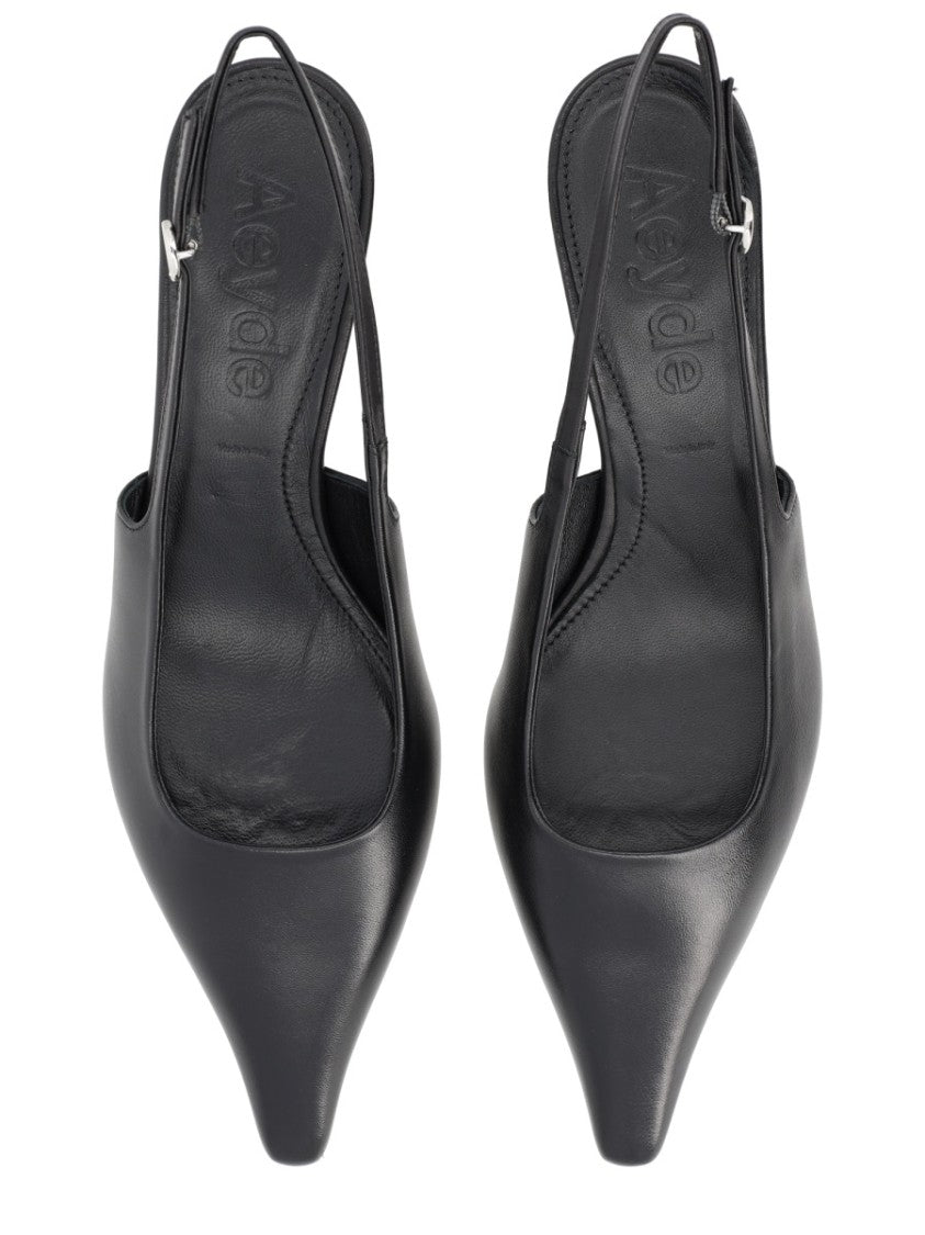 Aeydē Catrina Nappa Leather Pointed Toe Pumps