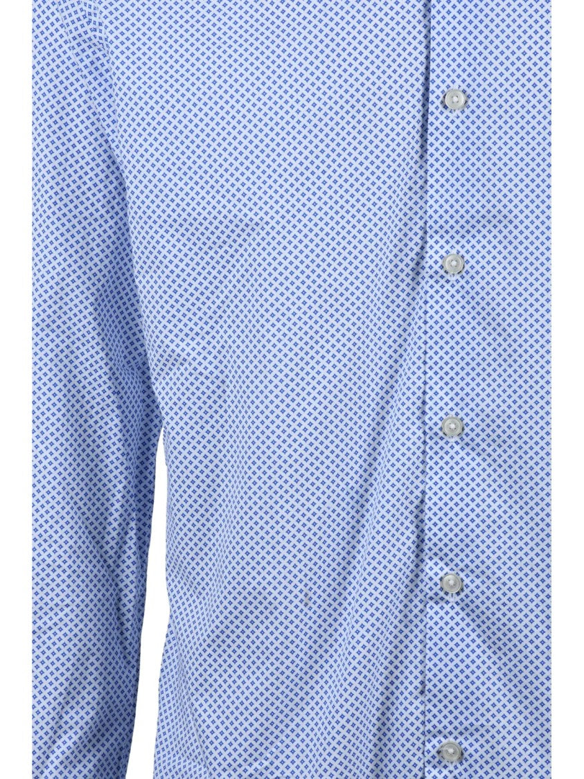 Xacus Classic Blue And White Striped Tailored Xacus Shirt