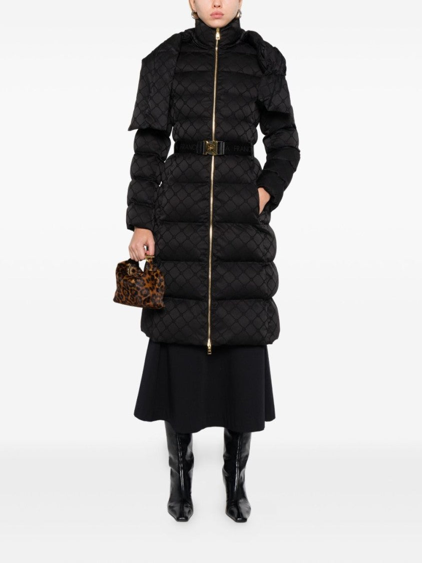 Elisabetta Franchi Puffer Jacket With Quilted Pattern