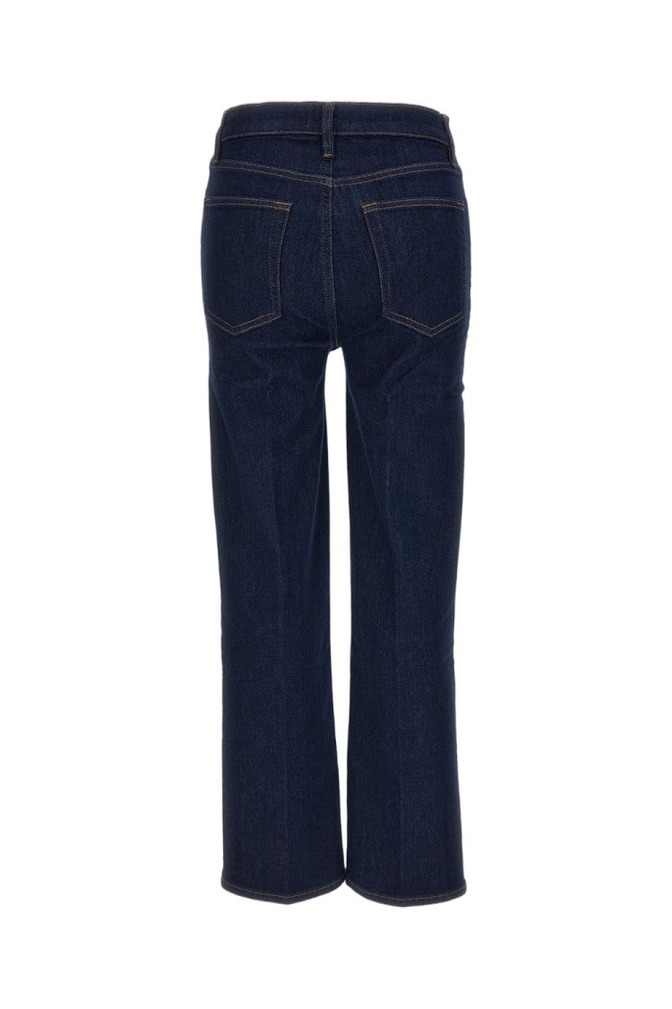 Frame Blue Le Sleek Straight High-Rise Stretch Jeans