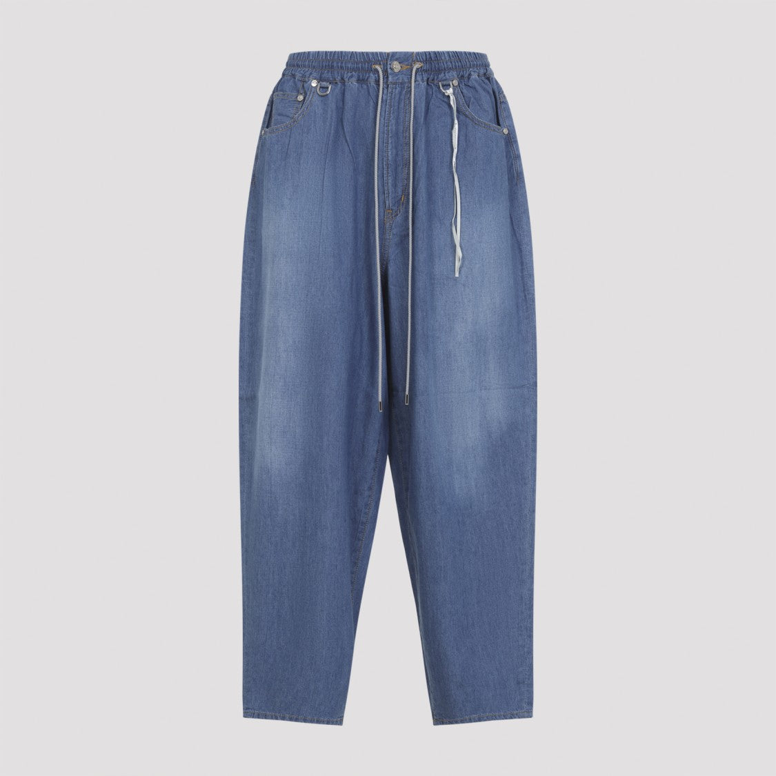 Mastermind Relaxed Fit Denim Jeans With Skull Patch Detail