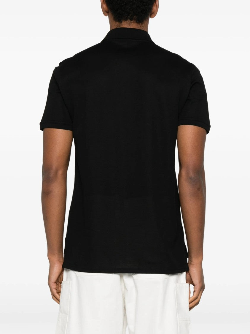Givenchy Regular Fit Black Cotton Logo Polo