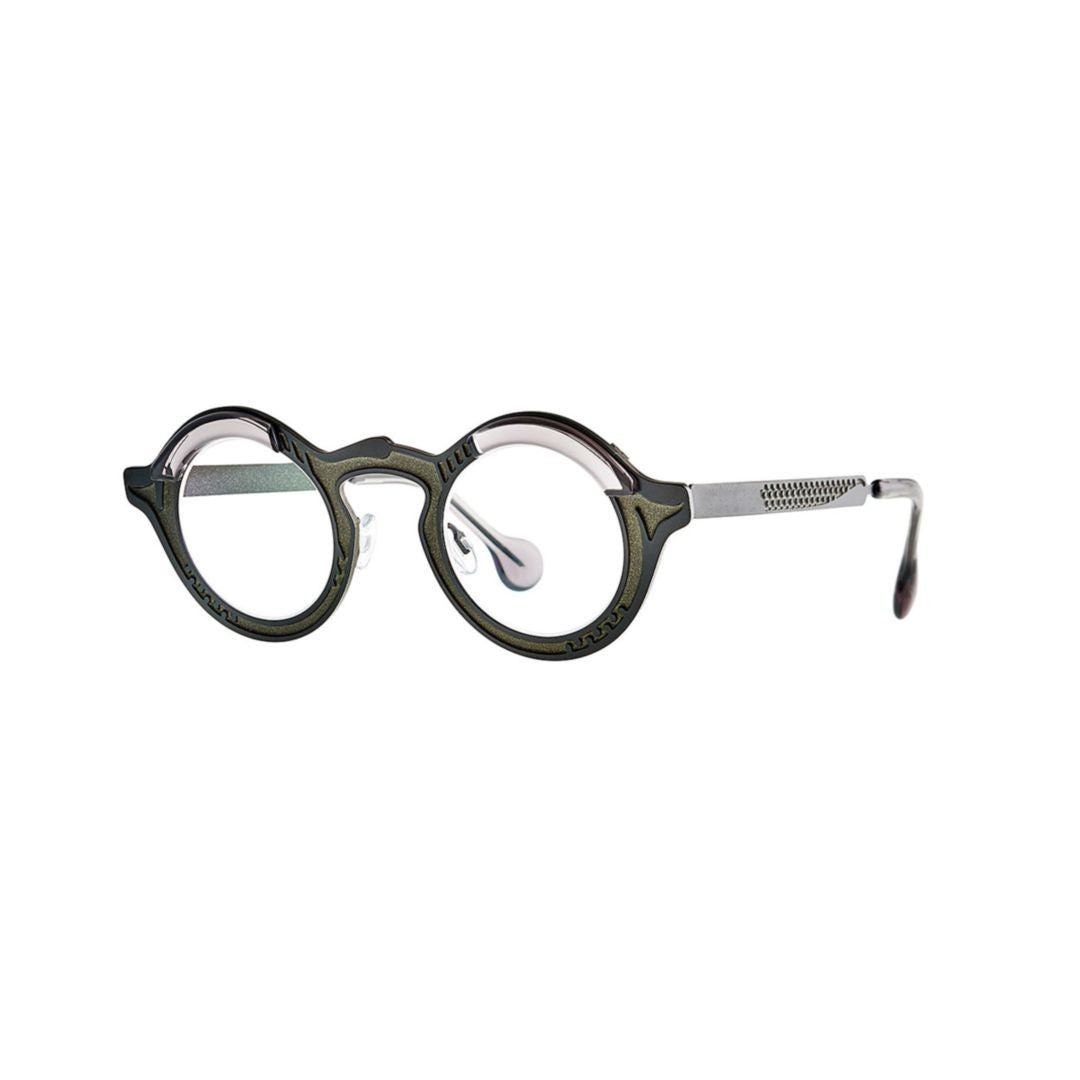 Theo Jackie 258 C 5+735+Transparent Graphite Grey Round Eyeglass Frames