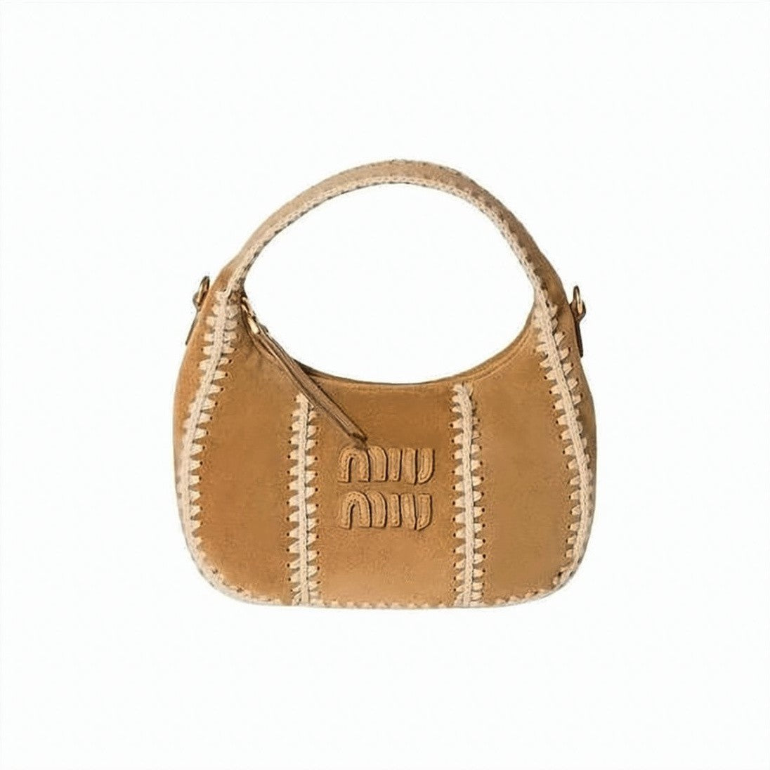 Miu Miu Structured Calf Leather Crossbody Bag