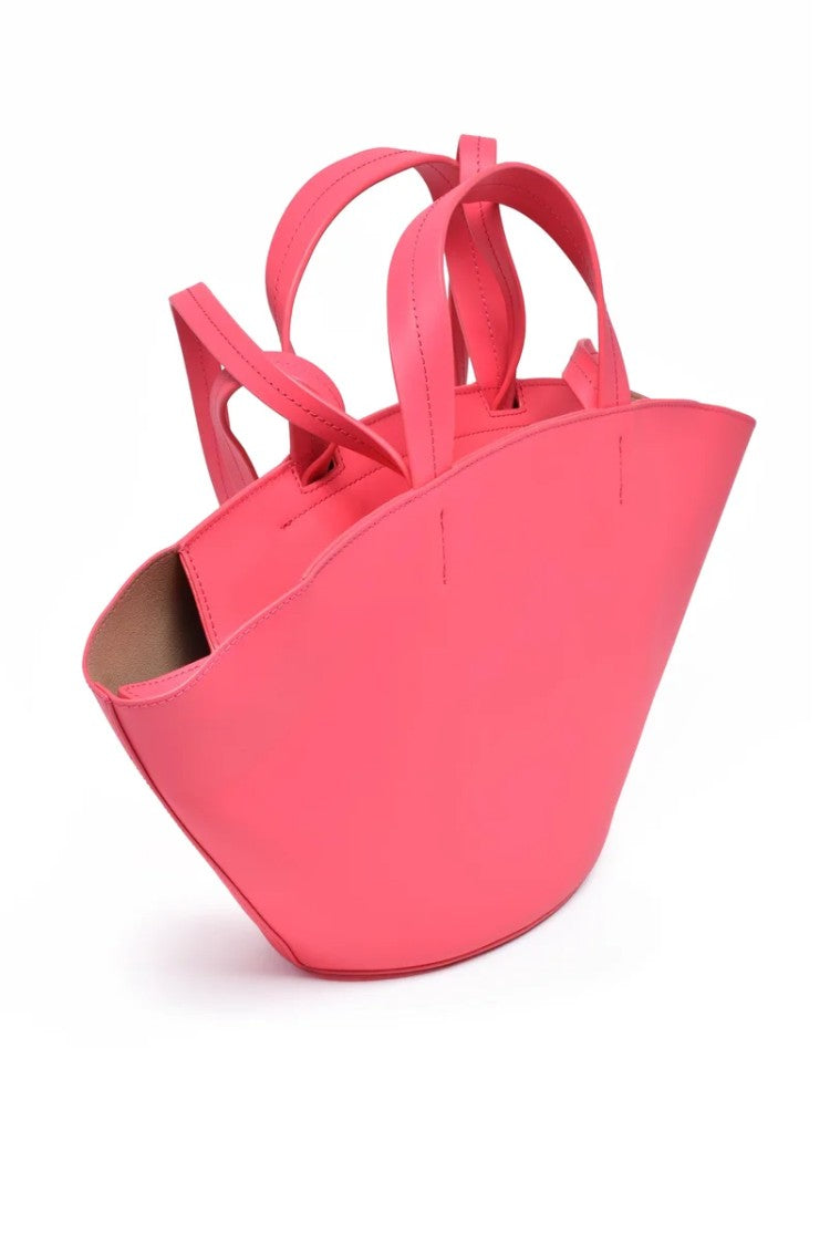 Patrizia Pepe Shoulder Bag Leather - Fuchsia
