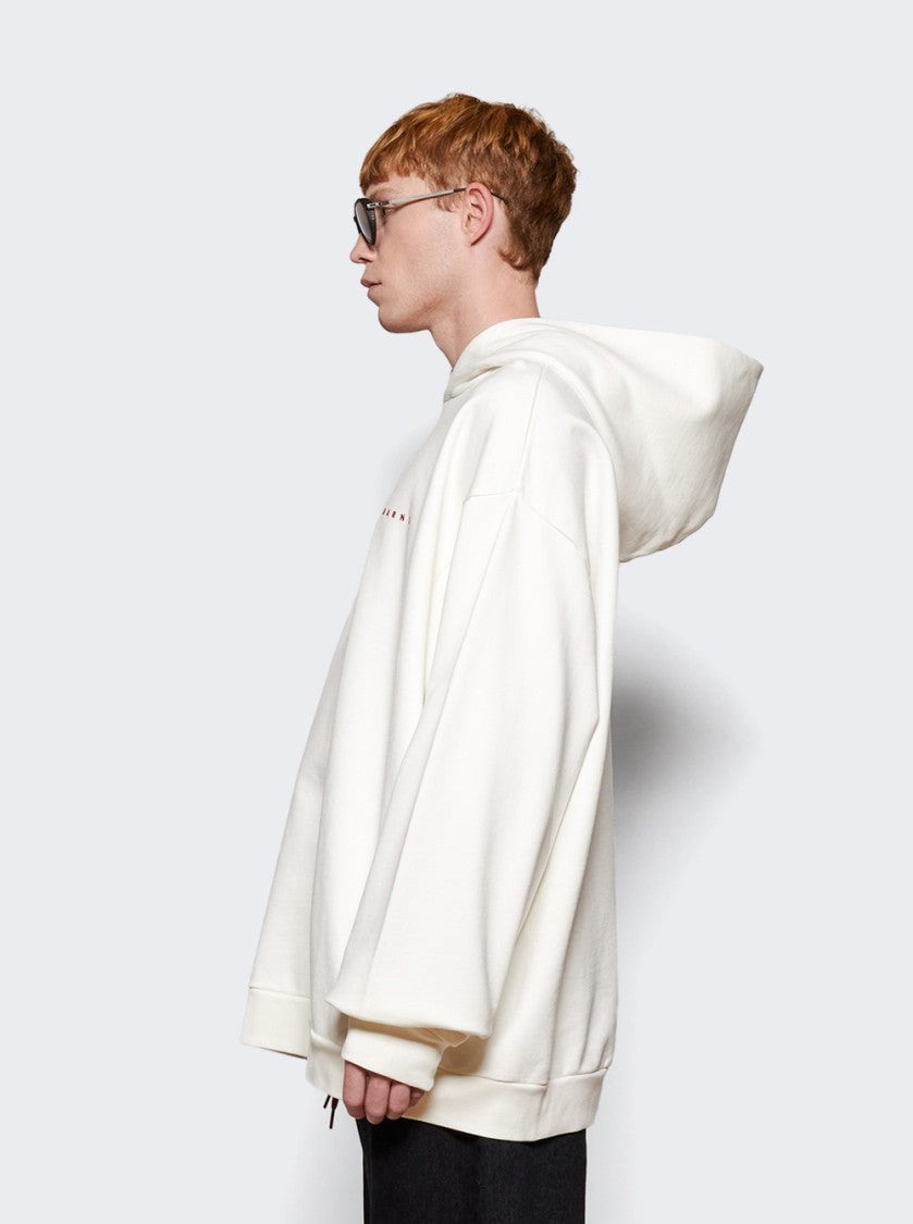 Marni Organic Cotton Hoodie With Wrinkled Marni Logo