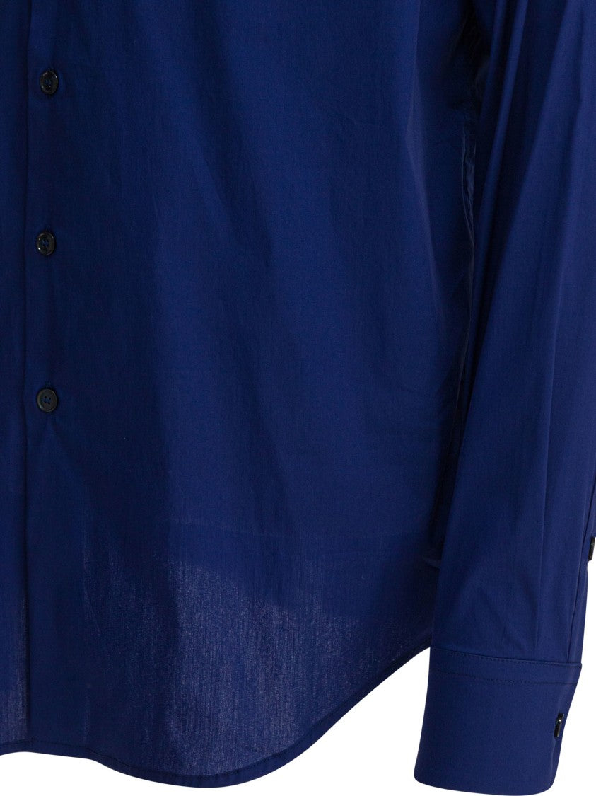 Altum Tailored Button-Down Shirt In Soft Cotton Blend