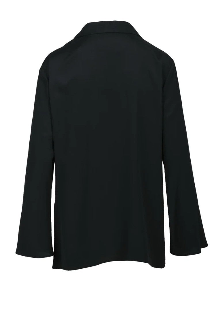 Simona Corsellini Acetate Silk Shirt - Black