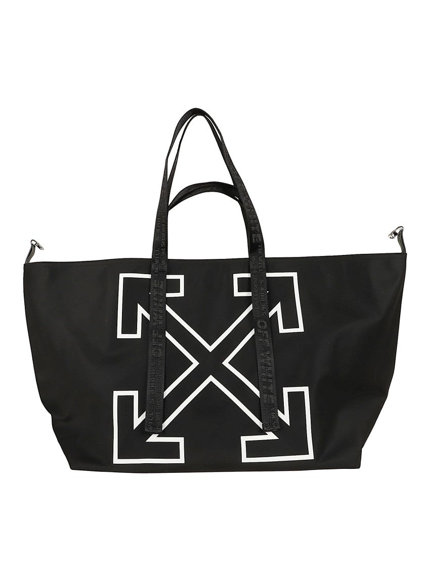 Off-White Heritage Day Off Tote Bag With Iconic Arrow Motif