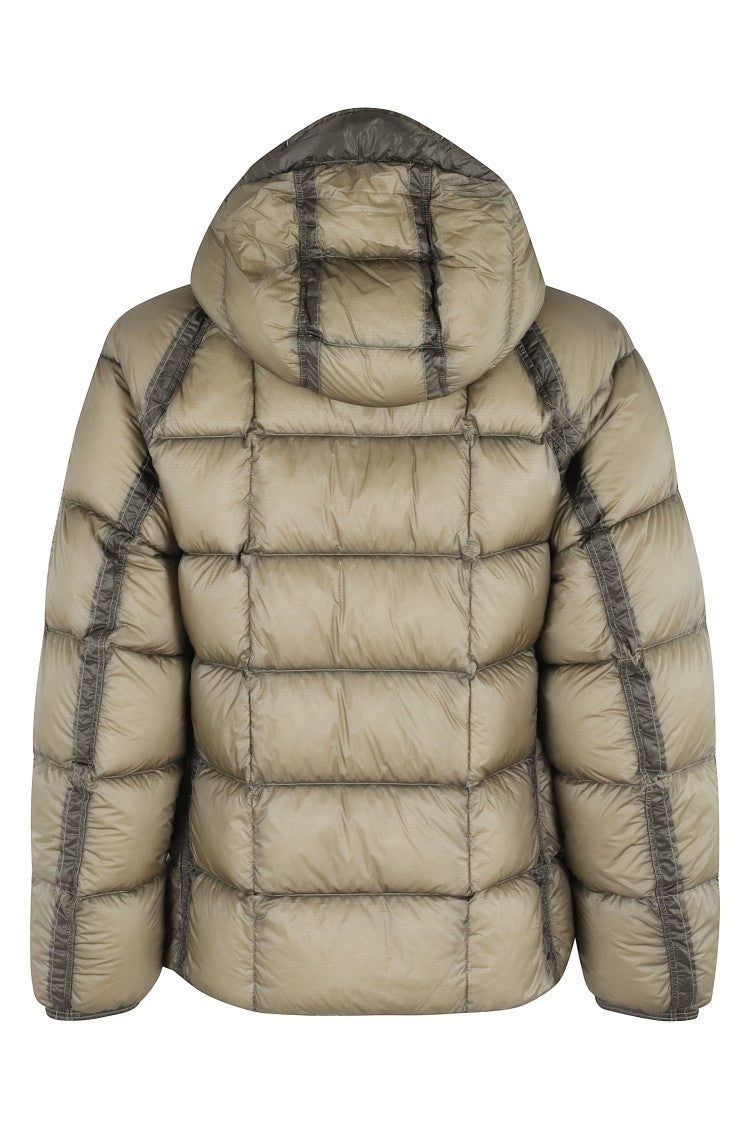 C.P. Company Quilted Medium-Length Jacket With Hood
