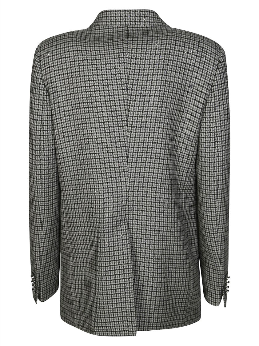 Tagliatore Double-Breasted Grey Blazer