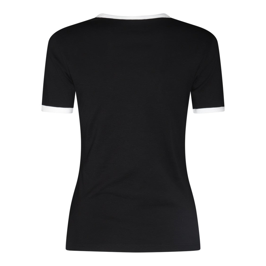 Courrèges Black Cotton T-Shirt