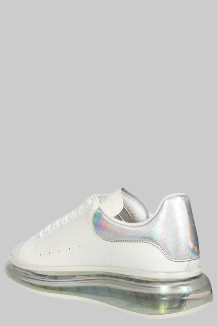 Alexander Mcqueen Oversized Sole Silver Sneaker