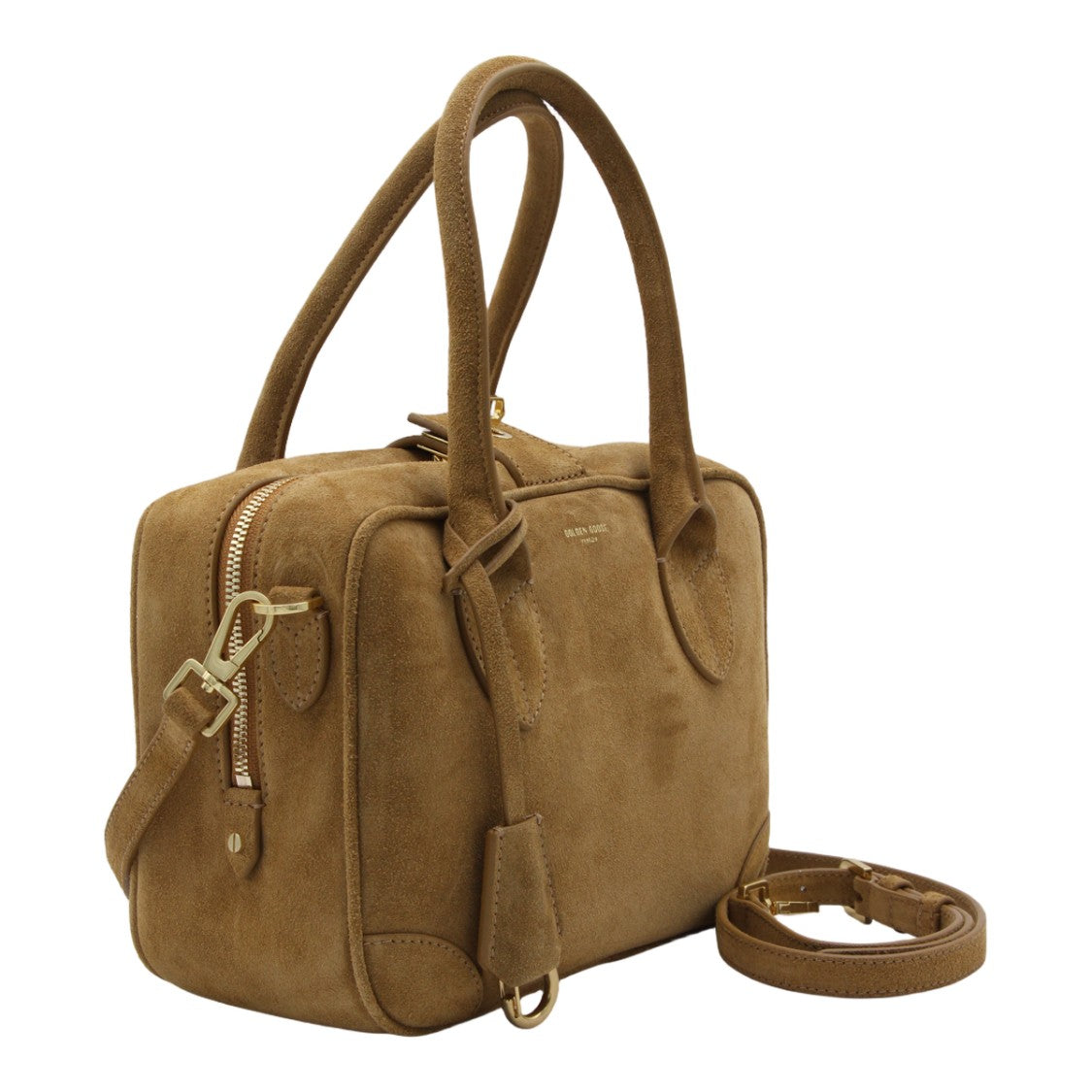 Golden Goose Structured Camel-Colored Bag