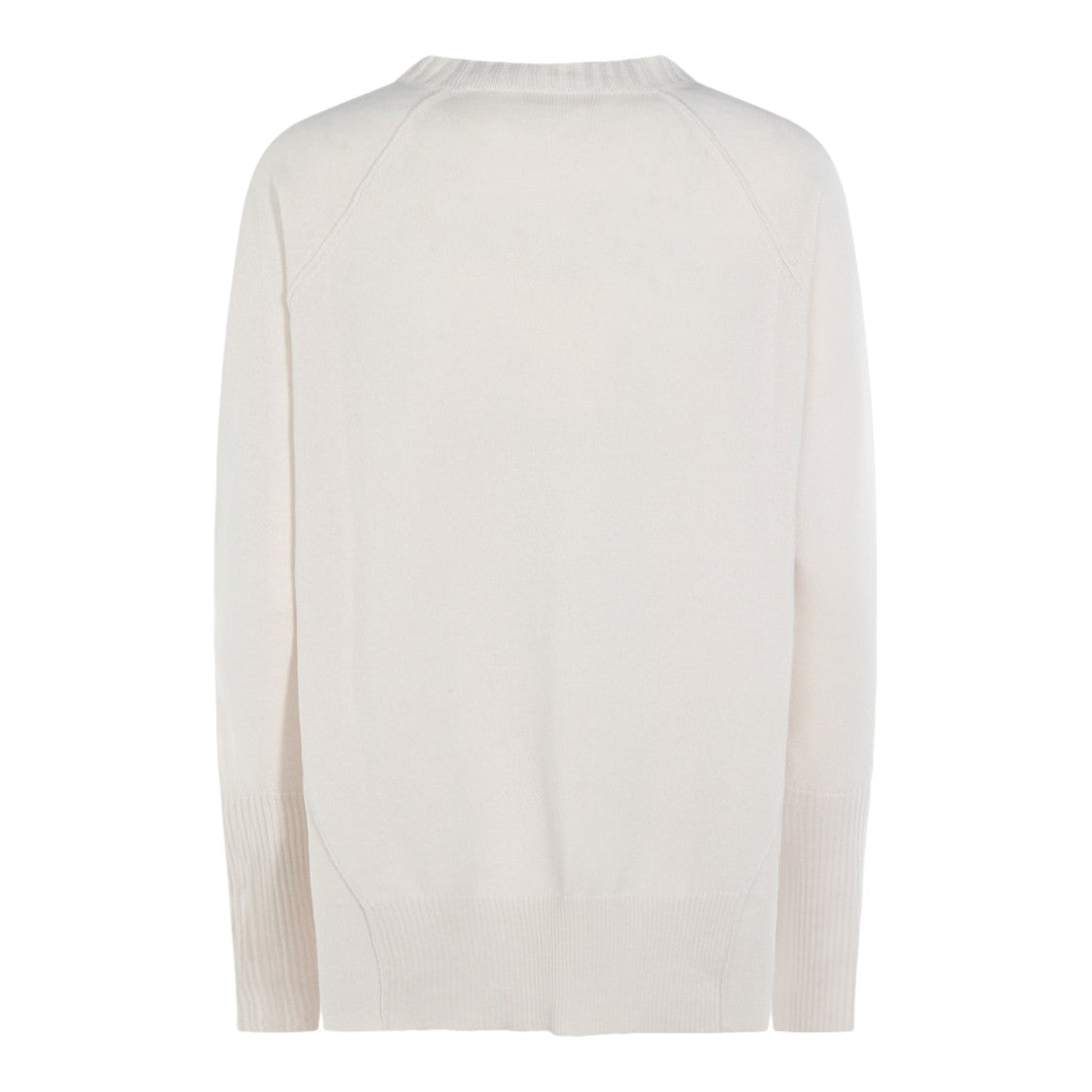 Antonelli Firenze Relaxed Fit Beige Sweater With Ribbed Detailing