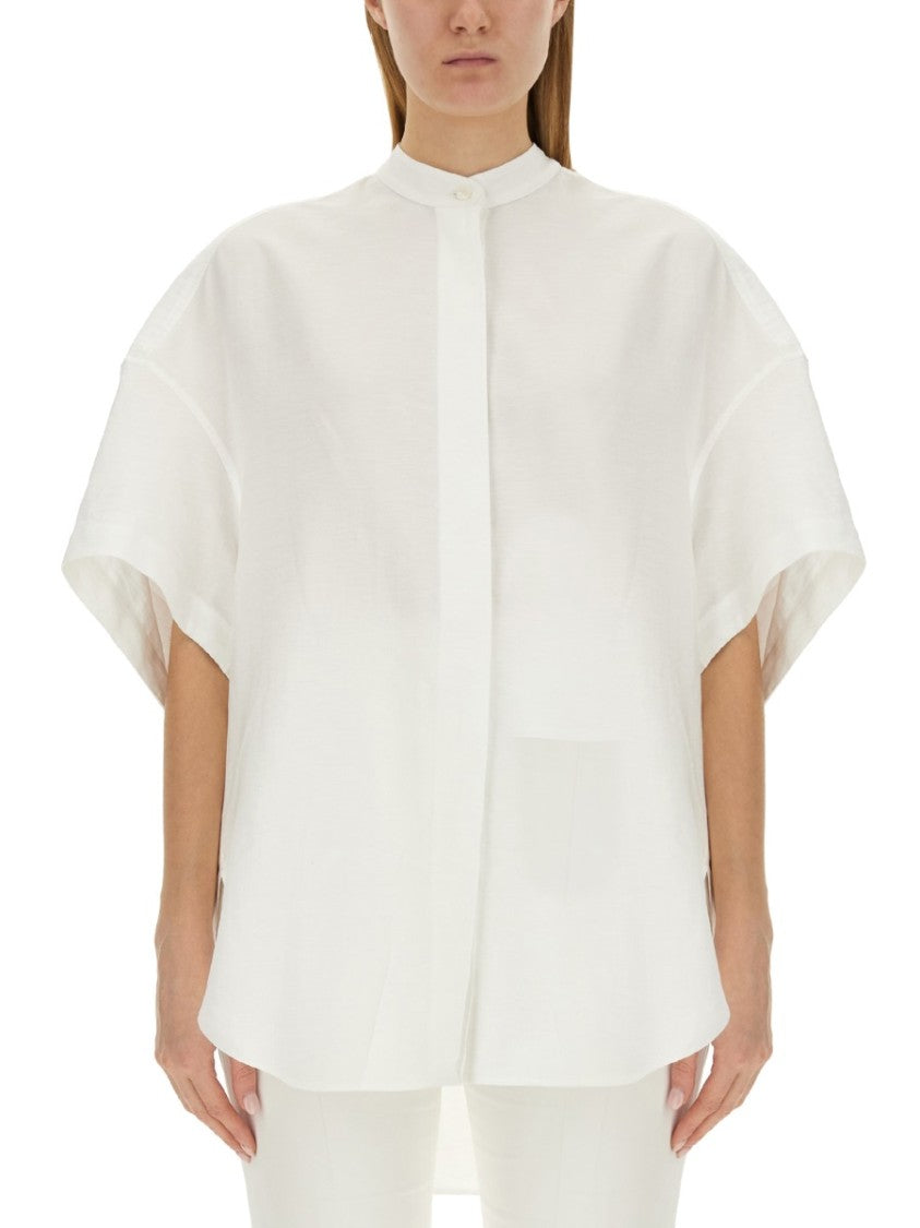 Stella Mccartney Boxy White Oversize Shirt