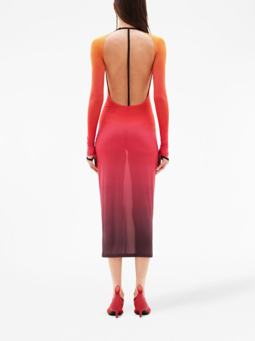 Courrèges Sunset Gradient Midi Dress