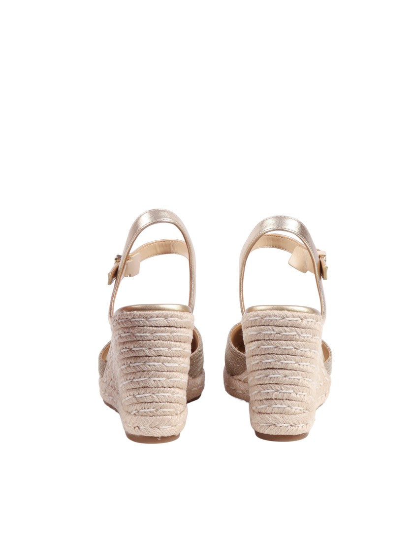 Michael Kors Kenzie Woven Espadrille Platform Sandals