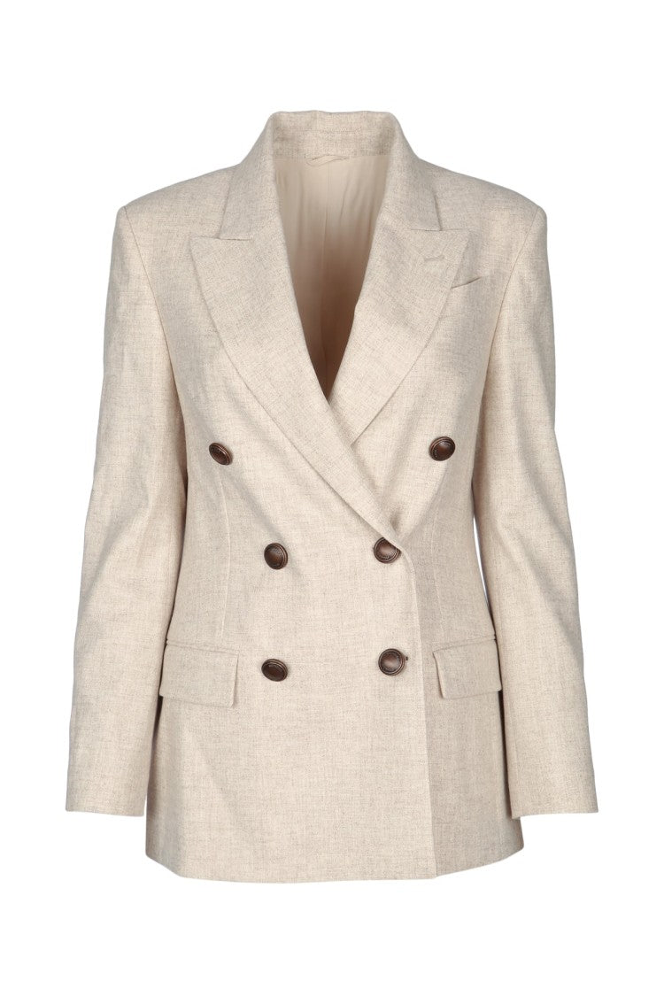 Brunello Cucinelli Double-Breasted Suit-Type Jacket