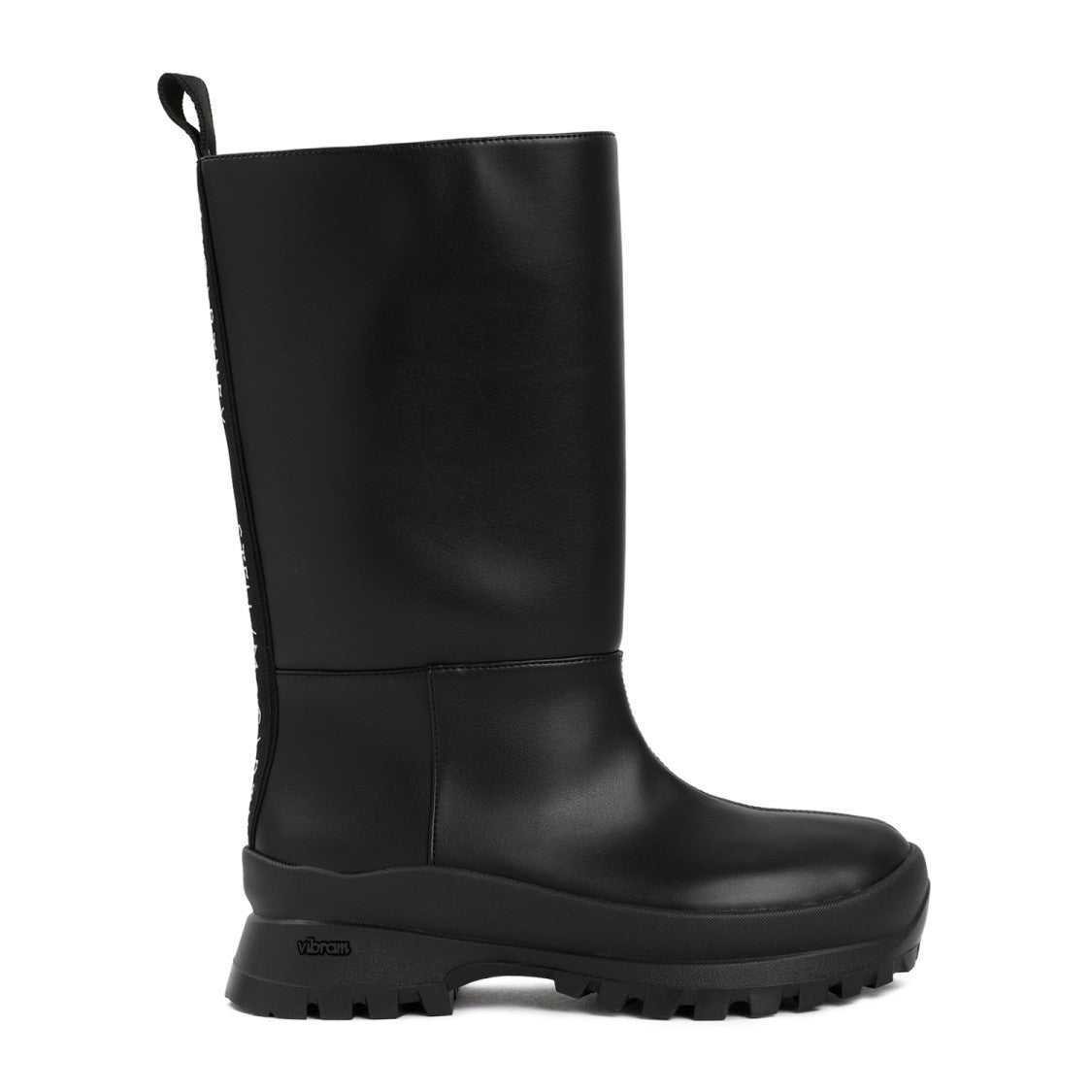 Stella Mccartney Black Alter-Leather Trace Tubo Boots