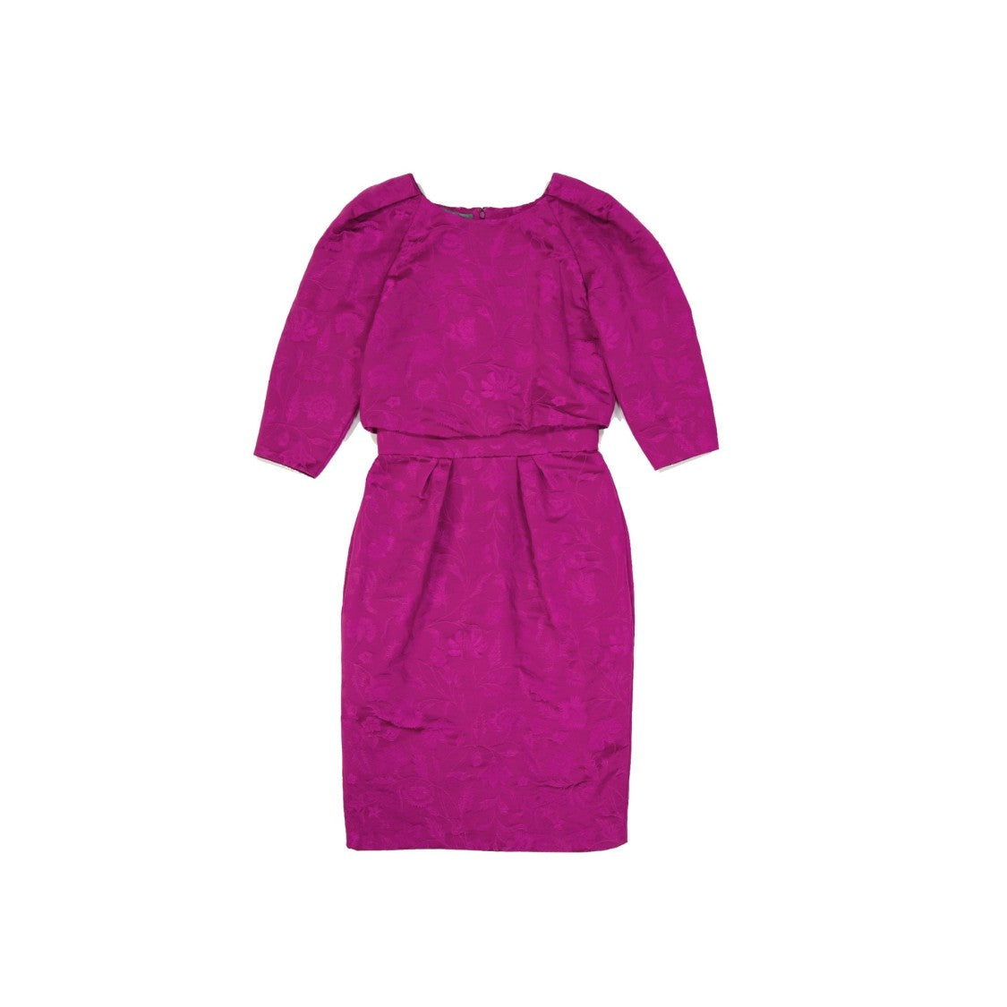 Alberta Ferretti Intricately Embroidered Knee Length Dress