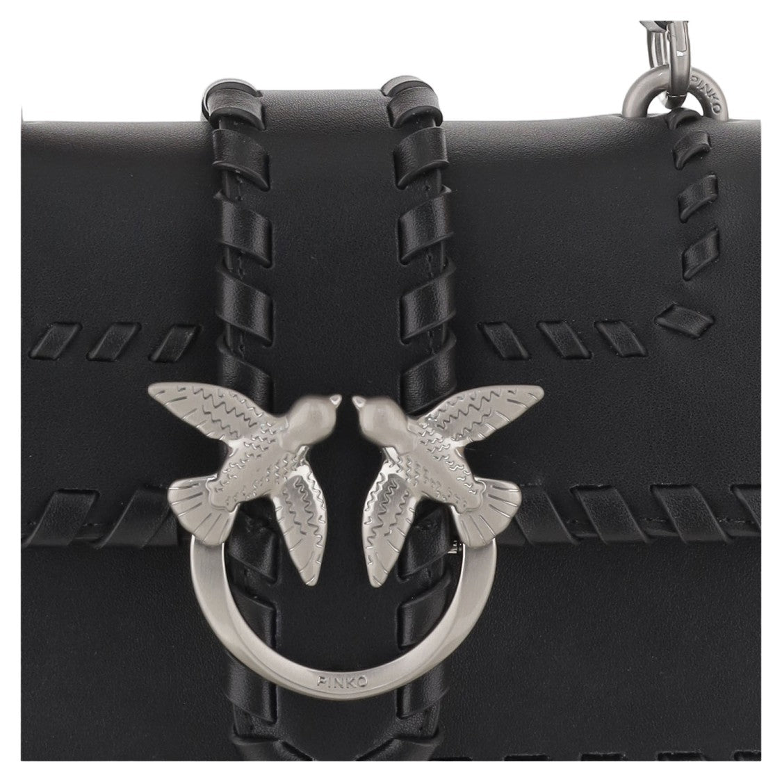 Pinko Mini Love Leather Handbag