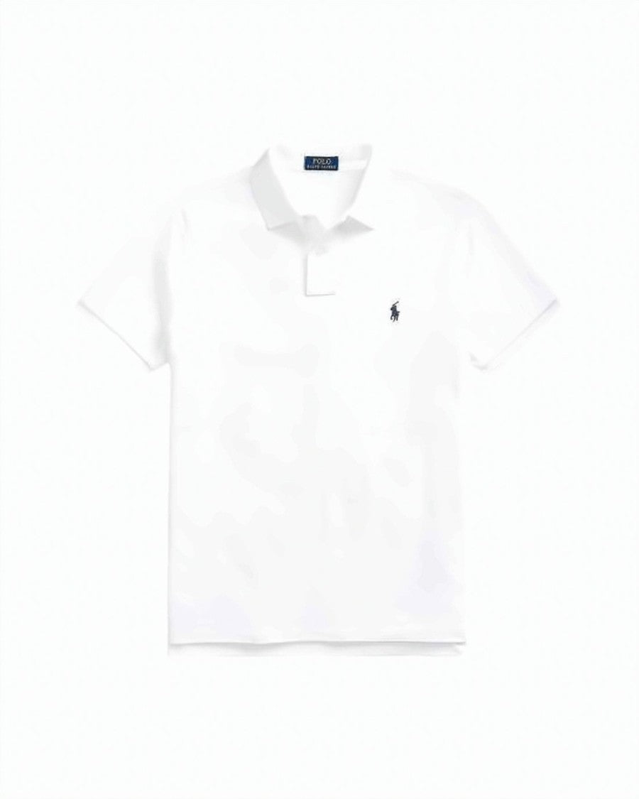 Polo Ralph Lauren Classic White Polo Shirt With Iconic Embroidered Logo