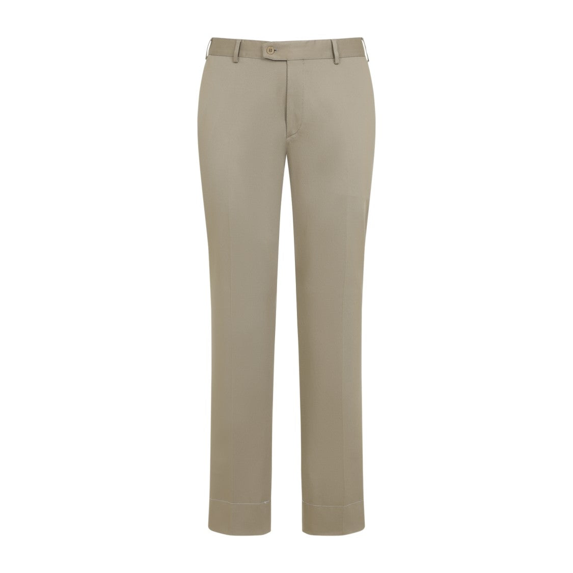 Brioni Tailored Fit Casual Trousers In Soft Cotton Blend