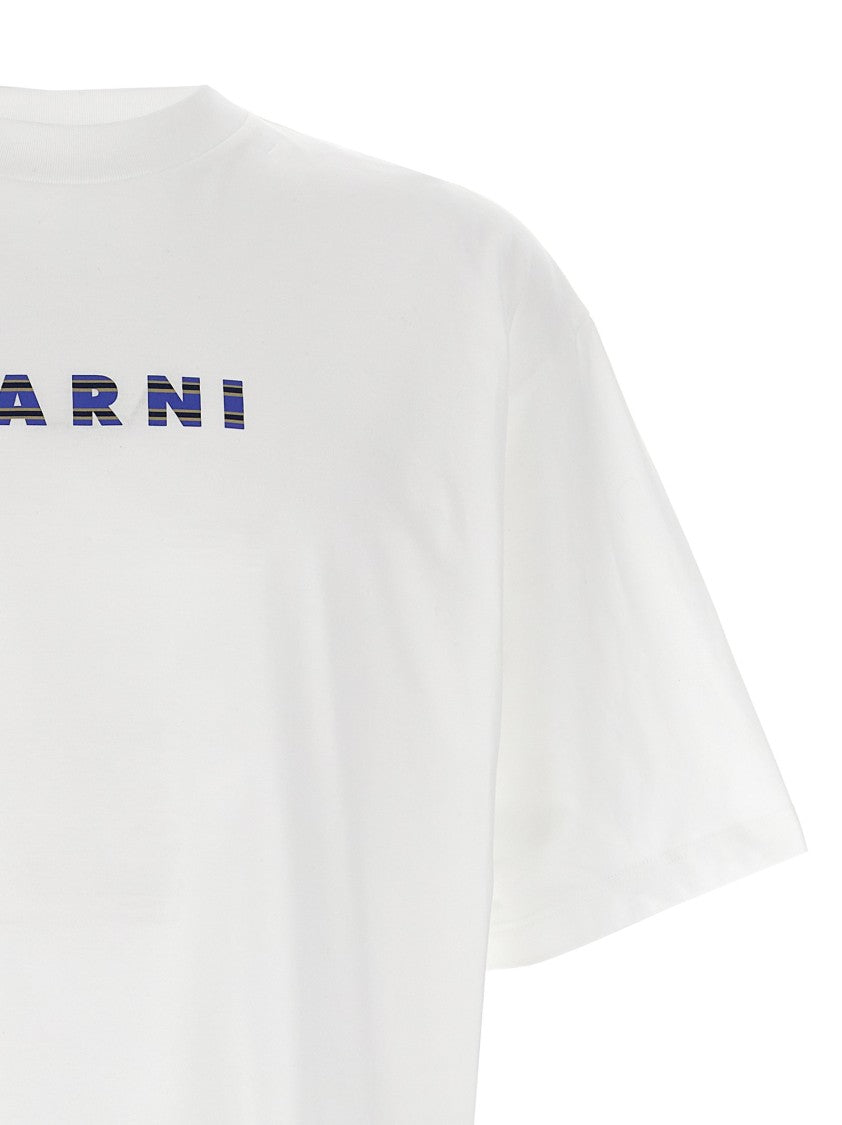 Marni Bold Logo Print Cotton Marni T-Shirt