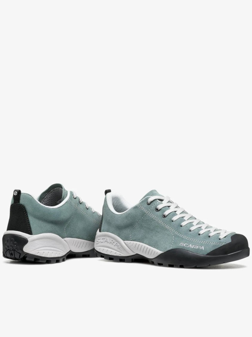 Scarpa Low-Profile Suede Sneakers With Rubber Accents