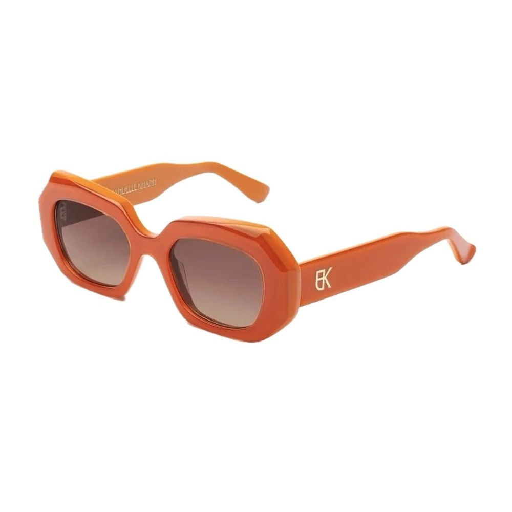 Emmanuelle Khanh Dixie Bold Geometric Sunglasses With Gradient Lenses